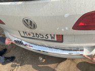 Volkswagen Touran 2010–2015 RVS sierlijst voor achterbumper Carmos (RVS) foto 1