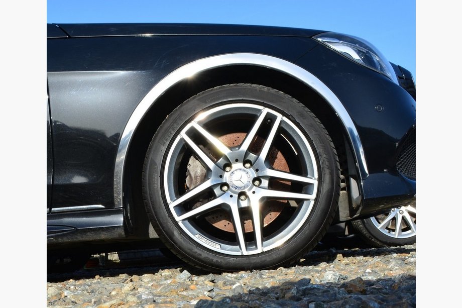 Mercedes E-klasse W212 2009–2016 RVS wielkastlijsten (set van 4 stuks) Foto 1
