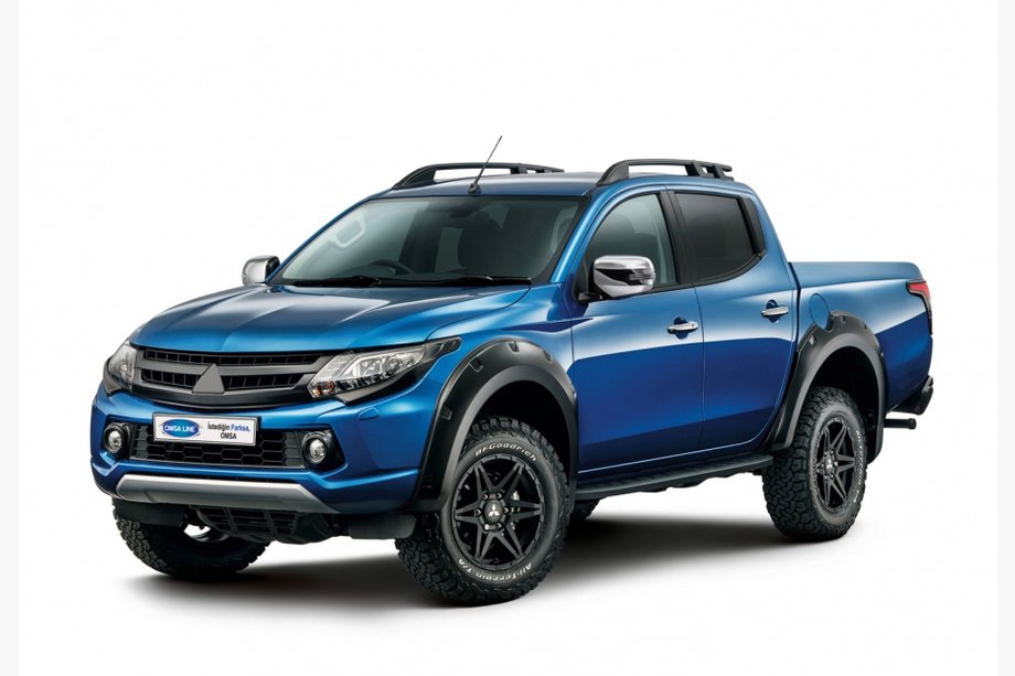 Mitsubishi L200 2015–2024 OmsaLine Sport dakrails (2 stuks, zwart) Image