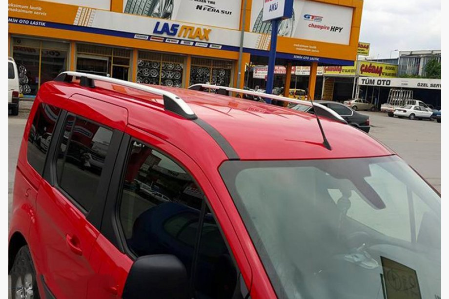Ford Connect 2014–2021 OmsaLine Elegance dakrails (2 stuks, grijs) Korte wielbasis Image