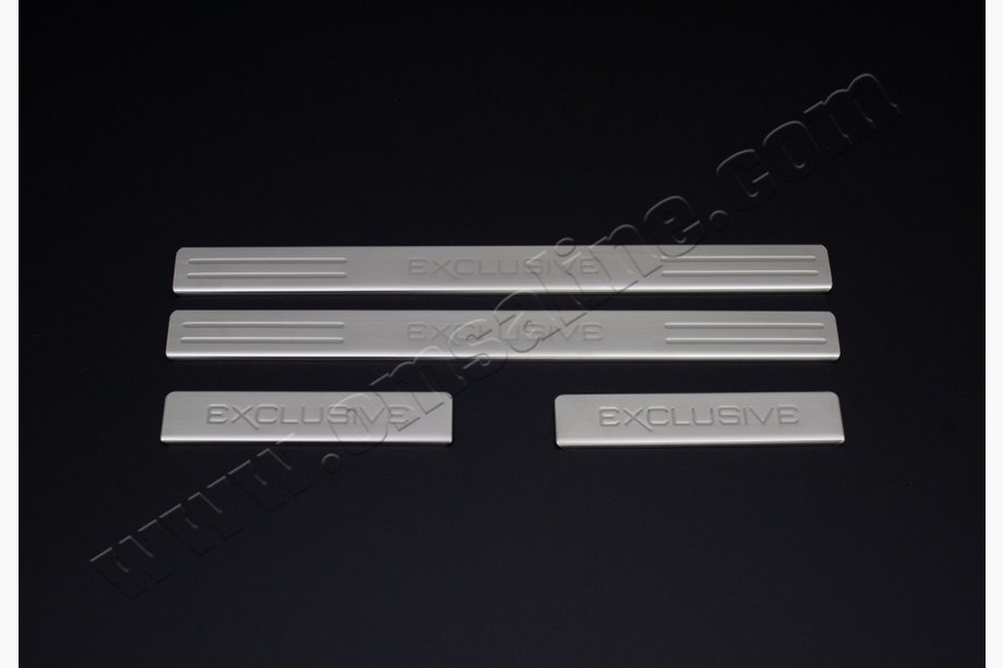 Renault Clio II 1998–2005 Omsa dorpellijsten (4 stuks, RVS) Image
