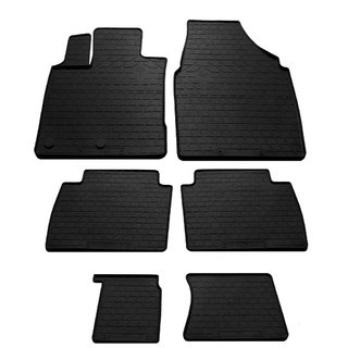 Rubberen vloermatten voor +2 (6 stuks, Stingray Premium) Nissan Qashqai 2010–2014