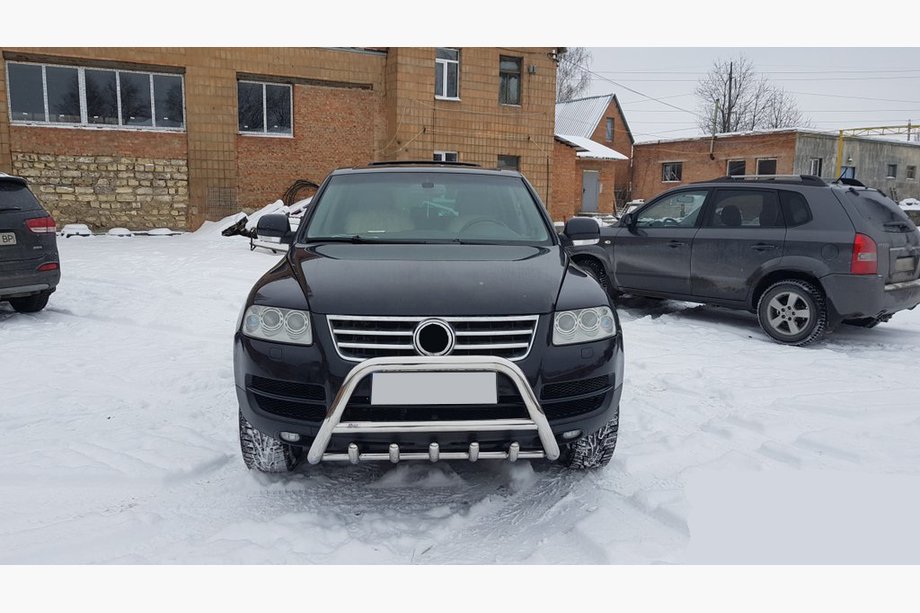 Volkswagen Touareg 2002–2010 Bullbar WT003 Special (RVS) Foto 1