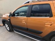 Dacia Duster 2018–2024 Onderste raamlijsten (set 4 stuks, RVS) OmsaLine - Italiaans roestvrij staal foto 1
