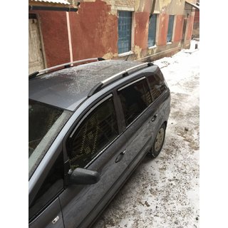 Aluminium dakrails (Caravan, chroom) Opel Zafira B 2005–2011 foto 3