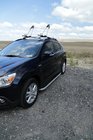 Mitsubishi Outlander 2006–2012 Side steps Tayga Grey (set van 2, aluminium) foto 3