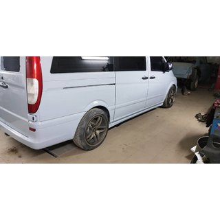 Zijskirts Exclusive (2 stuks, spuitklaar) Mercedes Vito W639 2004–2014 foto 1
