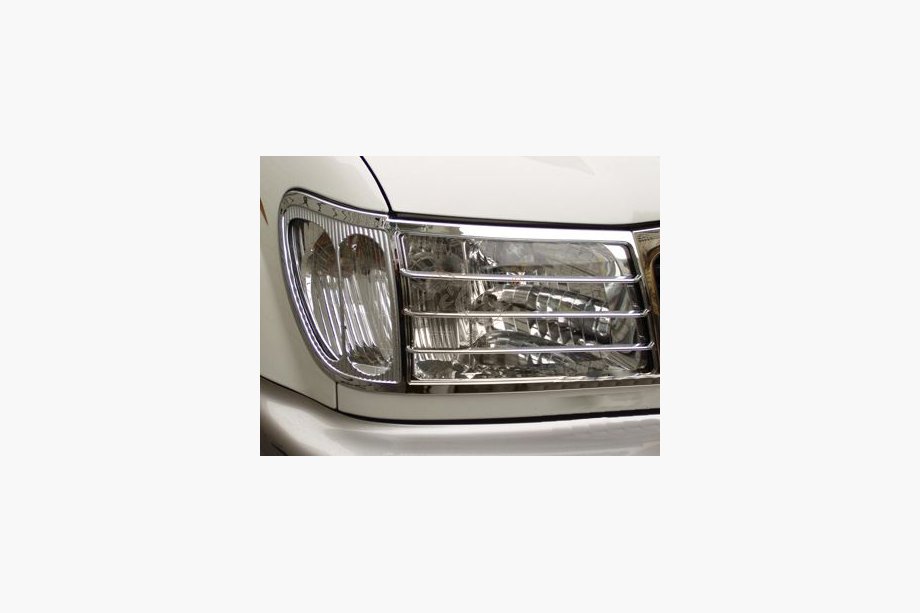 Toyota Land Cruiser 100 1998–2007 Koplampcovers V2 (2 stuks, kunststof) Image