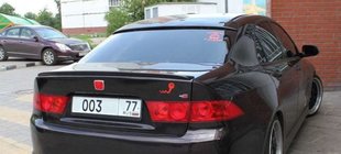 Honda Accord VII 2002–2007 Achterlichtblende (glasvezel, spuitklaar) foto 1