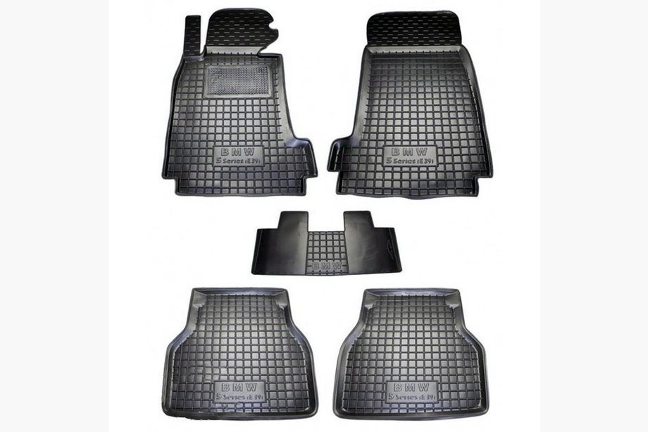 BMW 5 Serie E39 1996–2003 Rubberen automatten met opstaande rand (Autogumm) Image