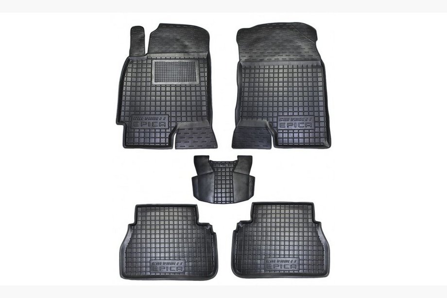 Chevrolet Evanda 2000–2006 Rubberen automatten met opstaande rand (Autogumm) Image