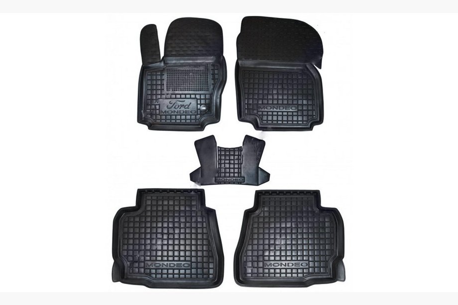 Ford Mondeo 2008–2014 Rubberen automatten met opstaande rand (Autogumm) Image