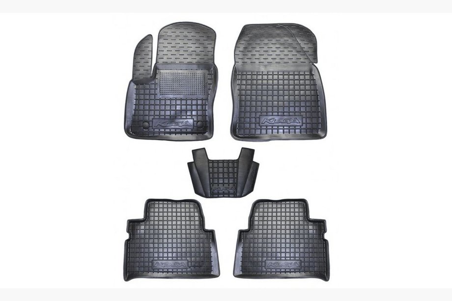 Ford Kuga 2008–2013 Rubberen automatten met opstaande rand (Autogumm) Image