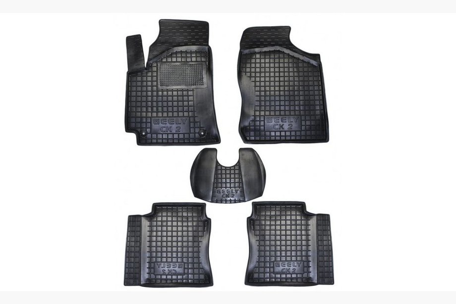 Geely CK-2 2008–2016 Rubberen automatten met opstaande rand (Autogumm) Image