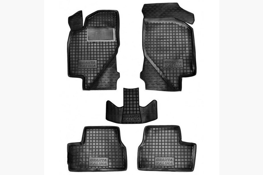 Lada Kalina 2004–2011 Rubberen automatten met opstaande rand (Autogumm) Image