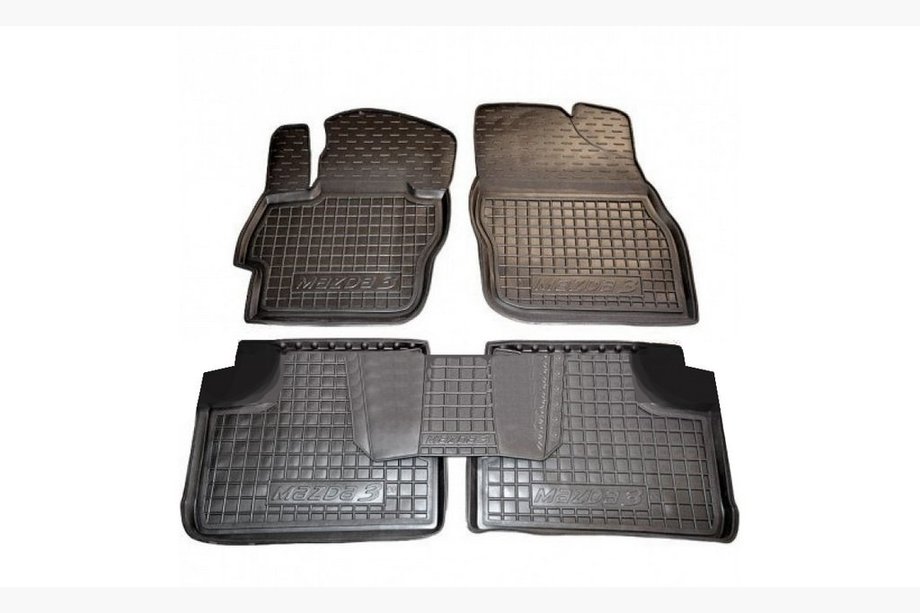 Lexus RX 2003–2009 Rubberen vloermatten met opstaande rand 350 (Autogumm) Image
