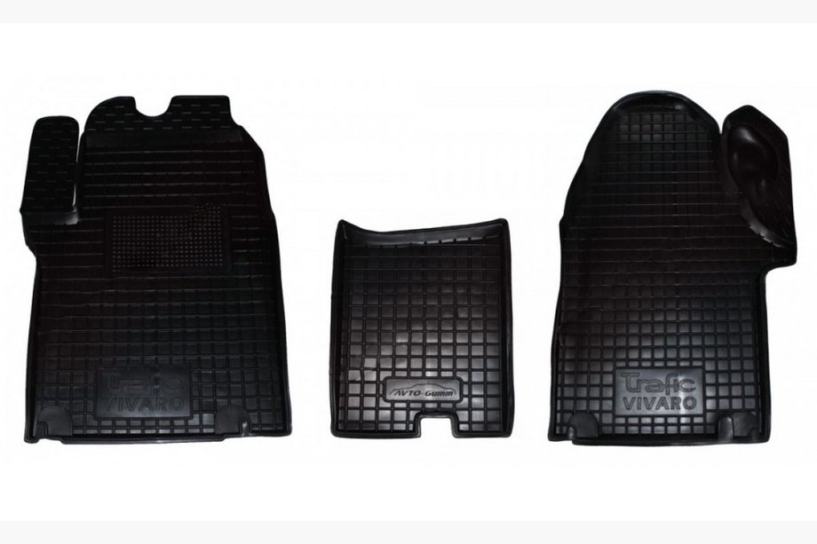 Opel Vivaro 2001–2015 Rubberen automatten met opstaande rand (Autogumm) Image