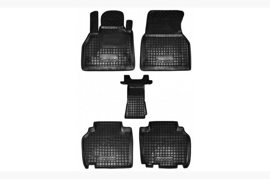 Renault Kangoo 2008–2020 Rubberen automatten met opstaande rand (Autogumm) Image