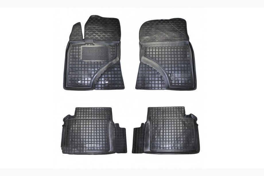 Toyota Avensis 2009–2018 Rubberen automatten met opstaande rand (Autogumm) Image