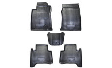 Toyota Land Cruiser Prado 120 2002–2009 Rubberen automatten met opstaande rand (Autogumm) foto 1