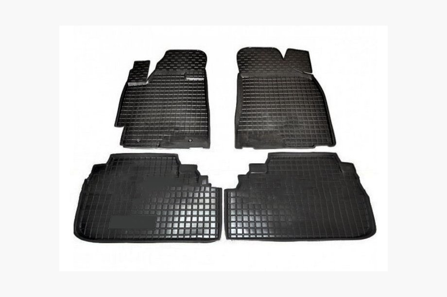 Toyota Highlander 2008–2013 Rubberen automatten met opstaande rand (Autogumm) Image