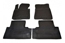 Kia Carens 2012– Rubberen vloermatten met opstaande rand voor 5 zitplaatsen (Autogumm) foto 1