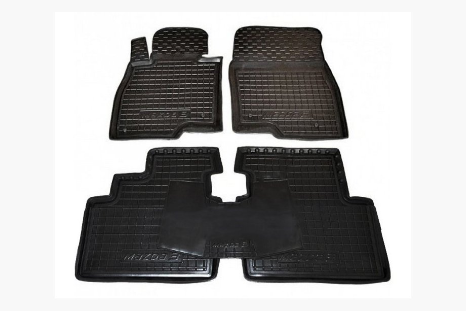 Mazda 3 2013–2019 Rubberen automatten met opstaande rand (Autogumm) Image