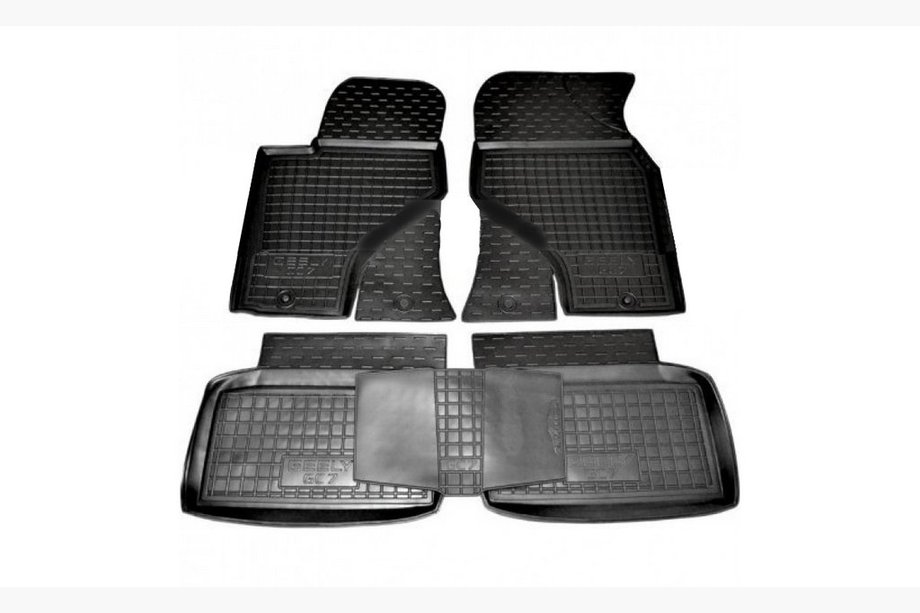 Geely GC-7 2012– Rubberen automatten met opstaande rand 2015+ (Autogumm) Image