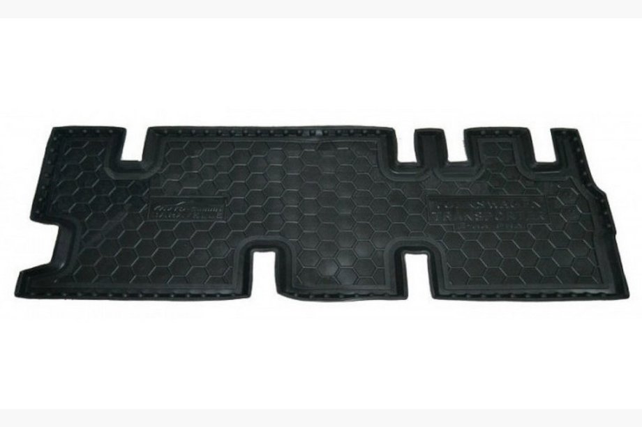 Volkswagen T5 2010–2015 Rubberen automatten met opstaande rand Caravelle 3e rij zonder kachel (Autogumm) Image