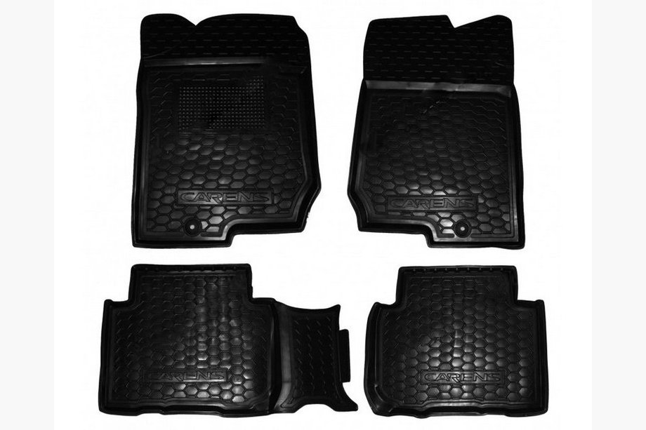 Kia Carens 1999–2012 Rubberen automatten met opstaande rand MKP 2006+ (Autogumm) Image