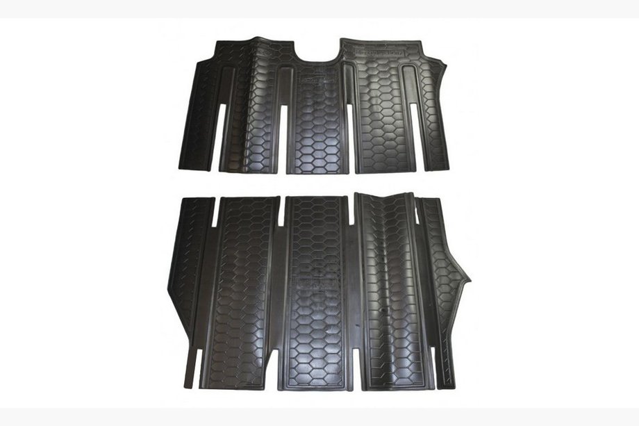 Mercedes Viano 2004–2014 Rubberen automatten met opstaande rand achter Long (Autogumm) Image