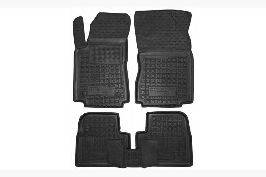 Citroen C-3 2016–2023 Rubberen automatten met opstaande rand (Autogumm) Image