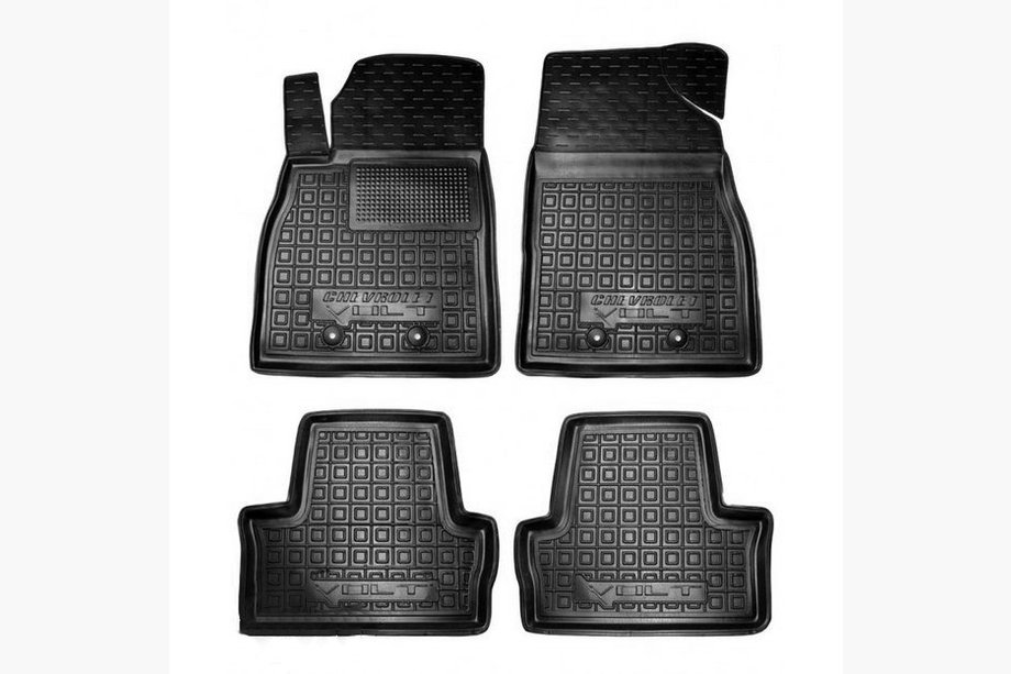 Chevrolet Volt 2010–2016 Rubberen automatten met opstaande rand (Autogumm) Image