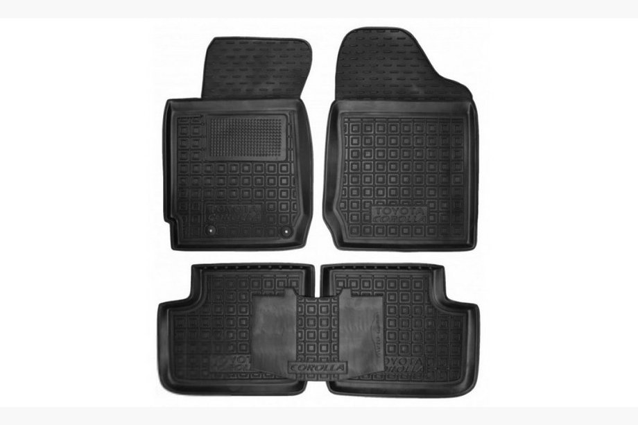 Toyota Corolla 2002–2007 Rubberen automatten met opstaande rand (Autogumm) Image