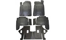 Infiniti QX56 2010–2013 Rubberen automatten met opstaande rand (Autogumm) 7-zits foto 1