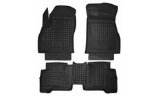 Fiat Fiorino/Qubo 2008–2024 Rubberen automatten met opstaande rand (Autogumm) foto 1