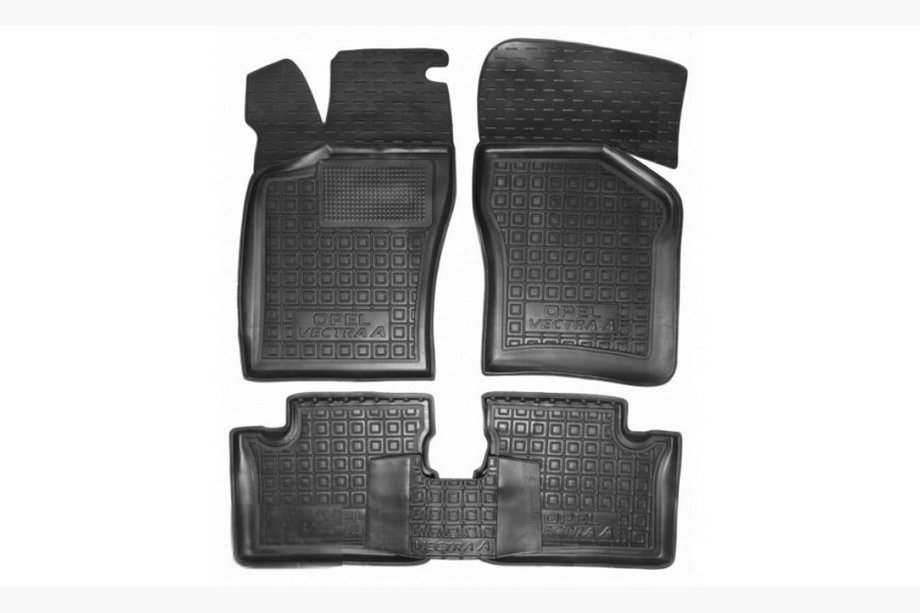 Opel Vectra A 1987–1995 Rubberen automatten met opstaande rand (Autogumm) Image
