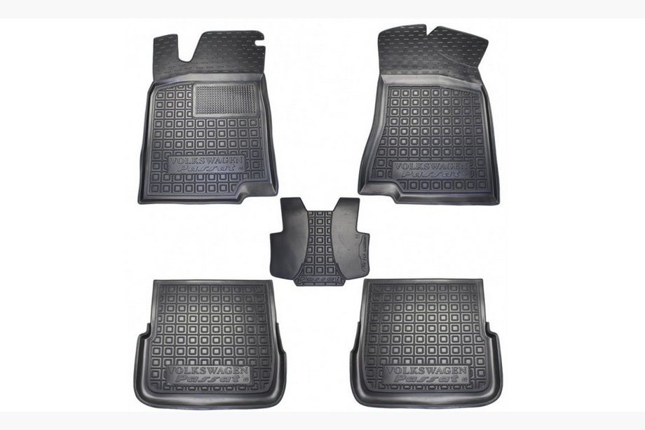 Volkswagen Passat B4 1993–1996 Rubberen automatten met opstaande rand (Autogumm) Image