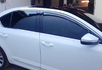Skoda Octavia III A7 2013–2019 Complete raamomlijsting (10 stuks, RVS) foto 2