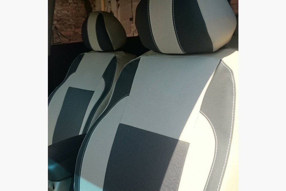 Mitsubishi Pajero Sport 2015– Autostoelhoezen (kunstleer↗stof, Premium) Foto 6