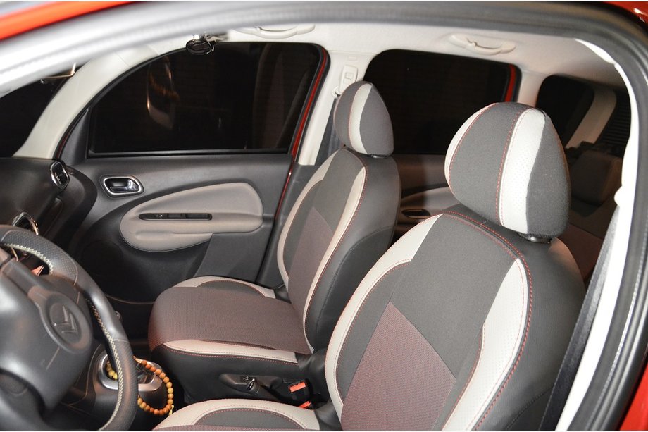 Citroen C-3 Picasso 2010–2017 Nieuw! Modelgebonden stoelhoezen van eco-leer Brothers Premium Image