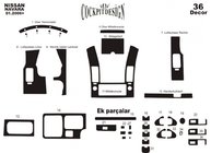 Nissan Navara 2006–2015 Interieur tuning set (36-delig) foto 4