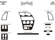 Peugeot 306 1993–2001 Dashboardpanelen (1997-2001) Aluminium foto 2