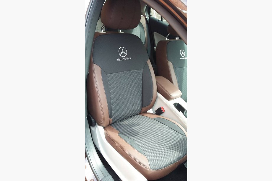 Mercedes A-Klasse W176 2012–2018 Autostoelhoezen (kunstleer↗stof, Premium) Image
