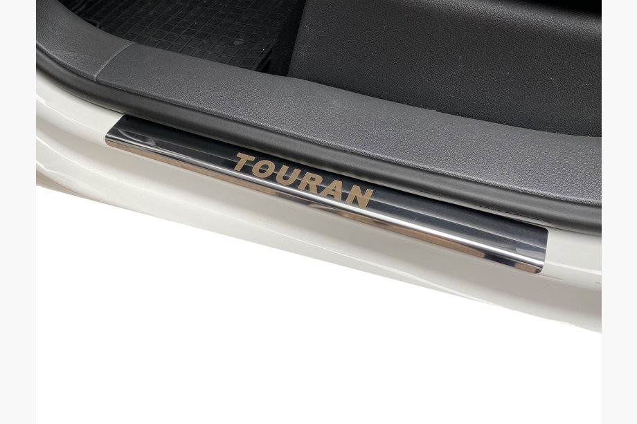 Volkswagen Touran 2010–2015 Carmos dorpellijsten (set 4 stuks, RVS) Image