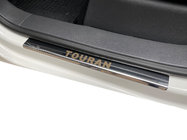 Volkswagen Touran 2010–2015 Carmos dorpellijsten (set 4 stuks, RVS) foto 1