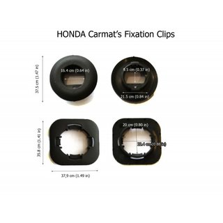 Honda ovale bevestigingsclip (nieuw)