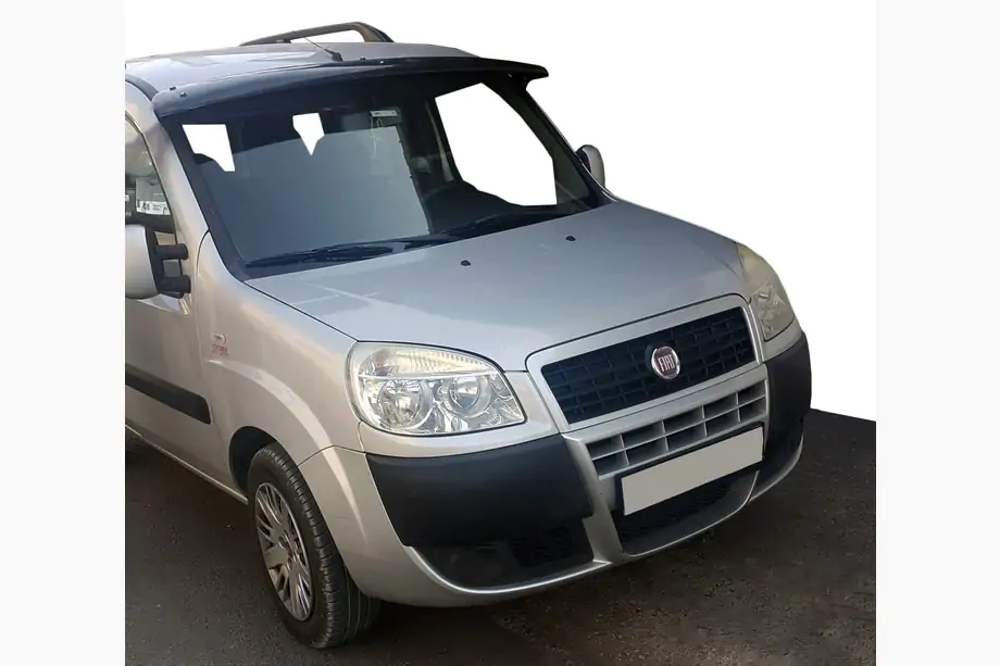 Fiat Doblo I 2005–2010 Voorruitvizier (zwart hoogglans, 5 mm) Image