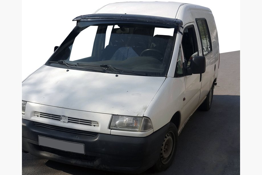 Citroen Jumpy 1996–2007 Voorruitvizier (zwart hoogglans, 5 mm) Image