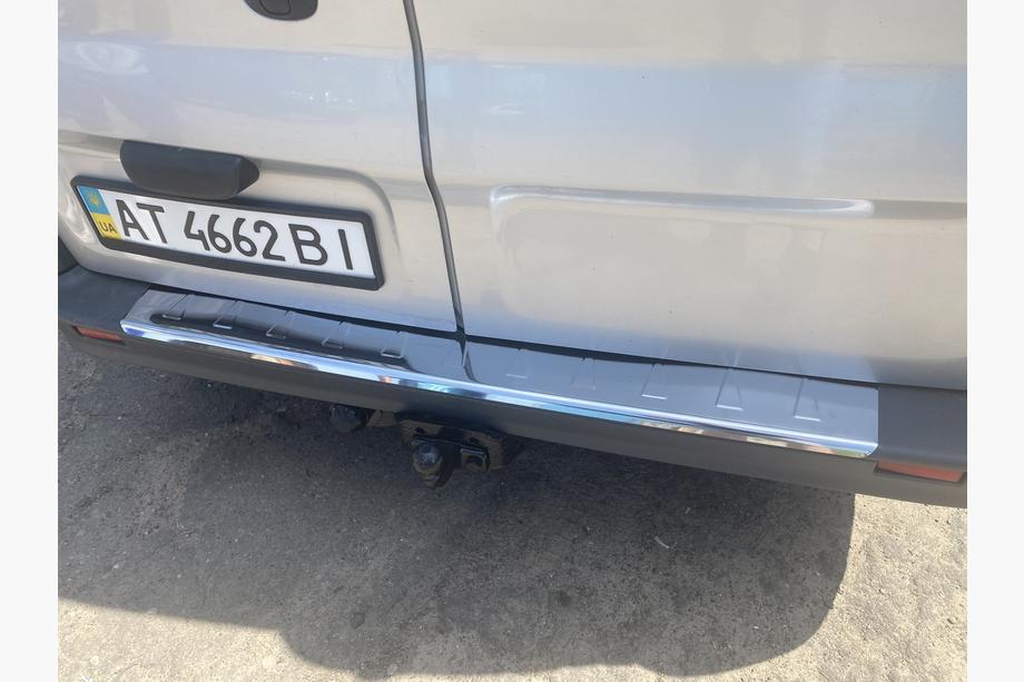 Renault Trafic 2001–2015 RVS achterbumperbeschermlijst Carmos V1 Image